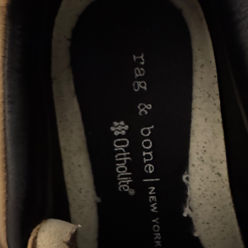 Rag & Bone Tan and Black Sneakers - Picture 4 of 15
